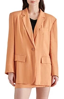 Steve Madden Imaan Oversize Linen Blend Blazer at Nordstrom,