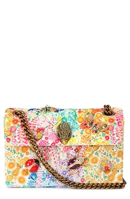 Kurt Geiger London x Floral Couture Mini Kensington Floral Quilted Crossbody Bag in Floral Multi at Nordstrom