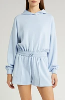 Sweaty Betty Sand Wash Cloud Weight Crop Hoodie at Nordstrom,