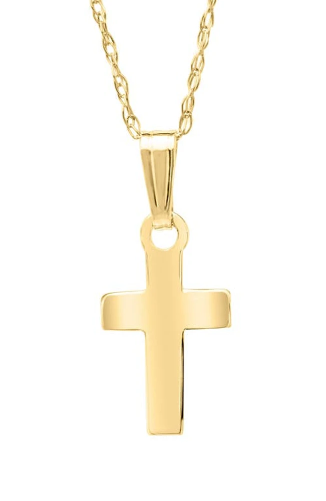 Mignonette Gold Cross Pendant Necklace at Nordstrom