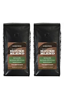 Nordstrom Ethically Sourced Classic House Blend Cold Brew 2-Pack Whole Bean Coffee in White at Nordstrom