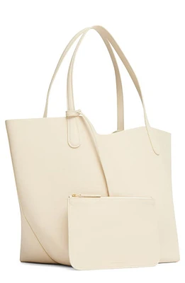 Mansur Gavriel Everyday Soft Leather Tote in Avorio/royal at Nordstrom