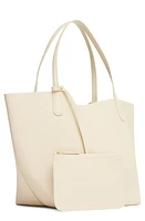 Mansur Gavriel Everyday Soft Leather Tote in Avorio/royal at Nordstrom