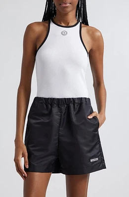 Sporty & Rich Contrast Rib Tank Top White at Nordstrom,