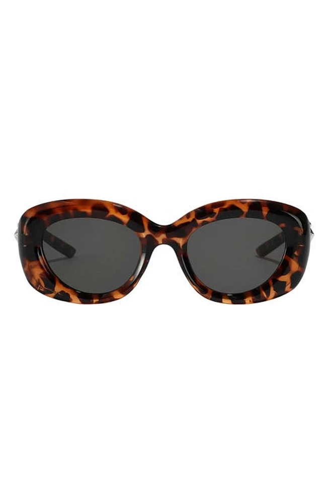 Fifth & Ninth Bianca 54mm Polarized Round Sunglasses in Torte at Nordstrom