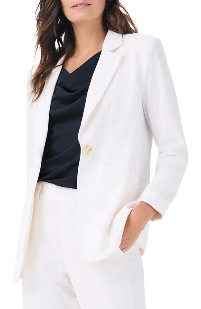 NIC+ZOE Avenue Cuffed Blazer Classic Cream at Nordstrom,