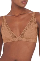 Natori Pretty Smooth Plunge Bralette Buff at Nordstrom,