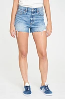 DAZE Troublemaker High Waist Denim Cutoff Shorts at Nordstrom,