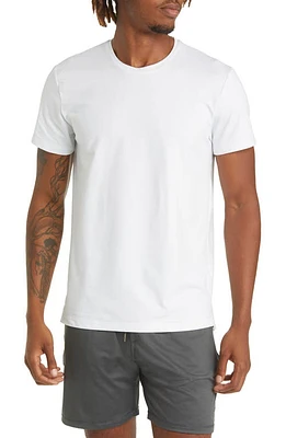 Barbell Apparel Men's Split Hem T-Shirt in White at Nordstrom, Size Xxx-Large