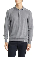 PEREGRINE Beauford Long Sleeve Wool Polo Sweater at Nordstrom,