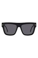 Carrera Eyewear 55mm Flat Top Sunglasses in Black/Grey at Nordstrom