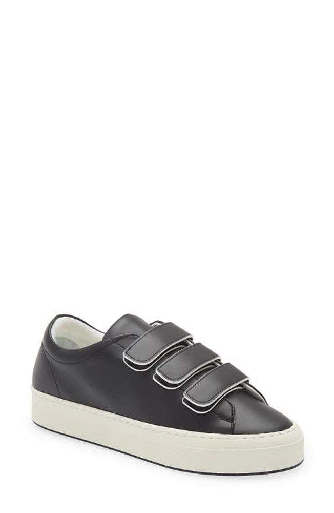 The Row Mary H Platform Sneaker Black/Milk at Nordstrom,