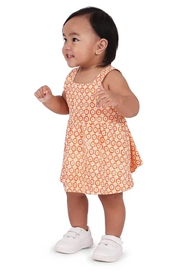 TINY TRIBE Retro Pinafore Dress Coral at Nordstrom,