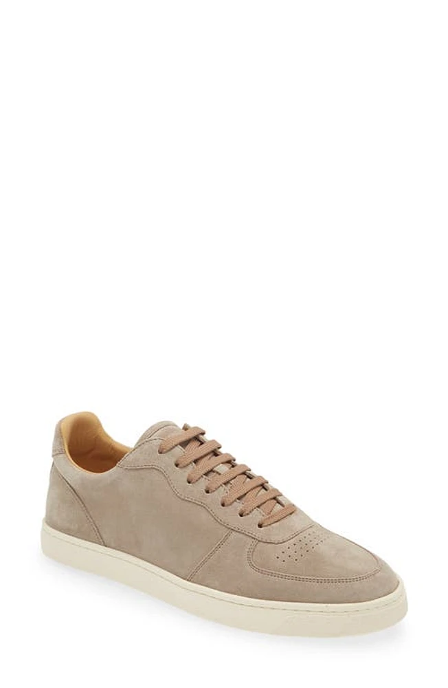 Brunello Cucinelli Suede Sneaker C6465-Light Brown at Nordstrom,