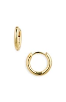 Madewell Demi-Fine Huggie Hoop Earrings in 14K Gold at Nordstrom