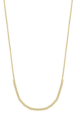 Bony Levy Diamond Disc Frontal Necklace in 18K Yellow Gold at Nordstrom