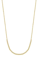 Bony Levy Diamond Disc Frontal Necklace in 18K Yellow Gold at Nordstrom