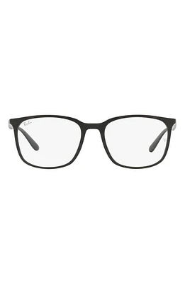 Ray-Ban 54mm Square Optical Glasses in Sand Black at Nordstrom