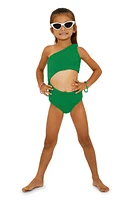 Beach Riot Kids' Little Celine One-Shoulder One-Piece Swimsuit at Nordstrom,