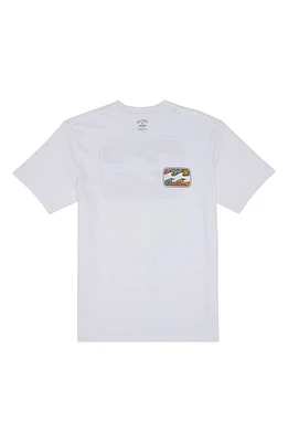 Billabong Kids' Crayon Wave Cotton Graphic T-Shirt in White at Nordstrom