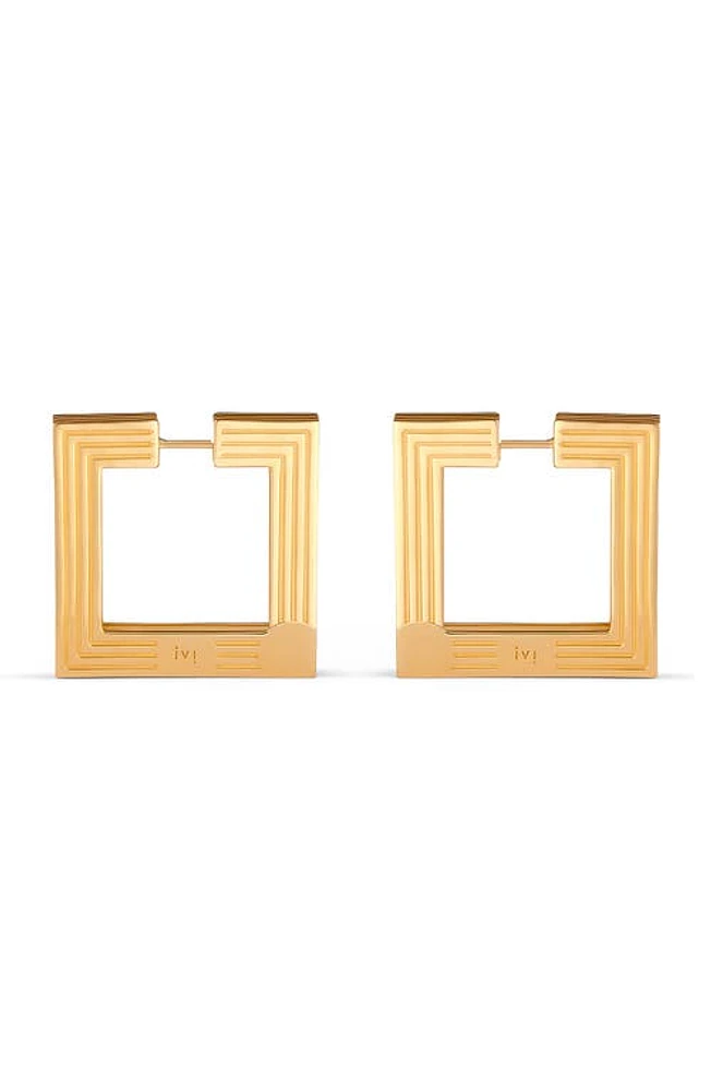 IVI Los Angeles Aurelia Hoop Earrings in Yellow Gold at Nordstrom