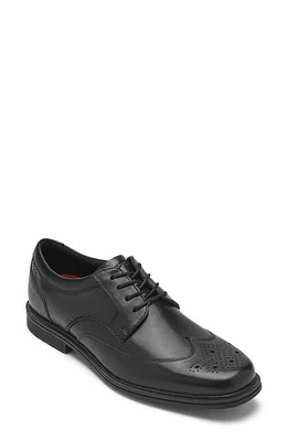 Rockport Taylor Waterproof Wingtip Derby Black at Nordstrom,