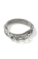 John Hardy Classic Chain Asli Wrap Bracelet in Silver at Nordstrom, Size Small