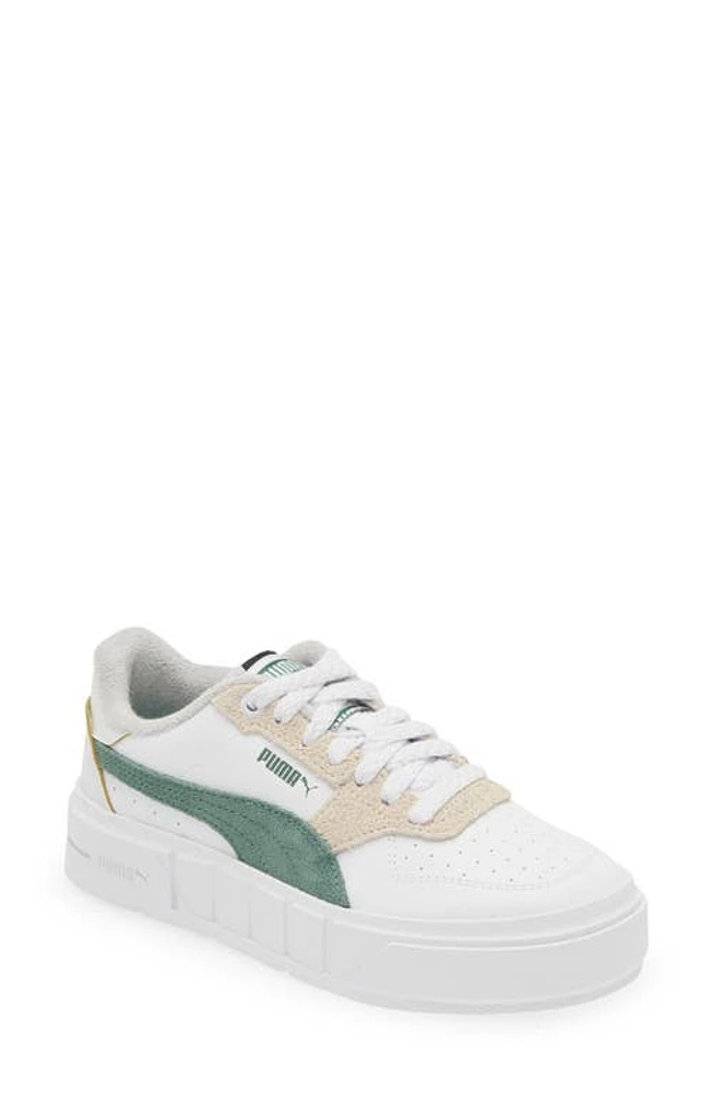 Puma Cali Court Platform Sneaker White-Eucalyptus-Snow at Nordstrom,