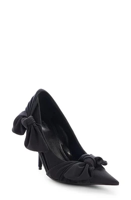 Balenciaga Knot Pointed Toe Pump Black at Nordstrom,