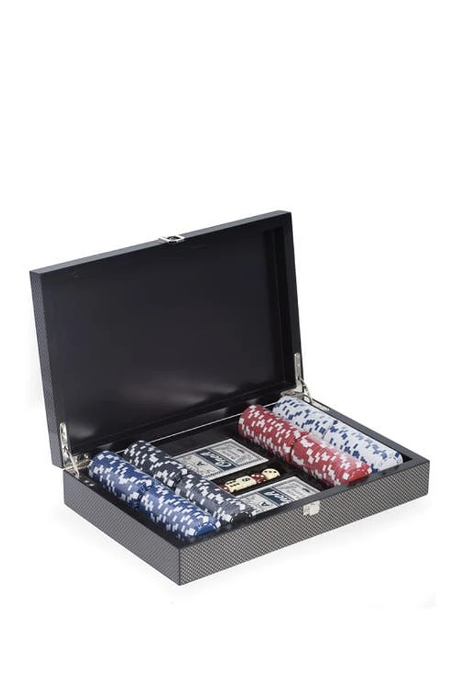 Bey-Berk 200-Chip Poker Set & Storage Case in Black at Nordstrom