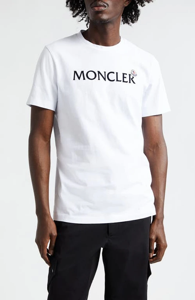 Moncler Logo Cotton Graphic T-Shirt at Nordstrom,