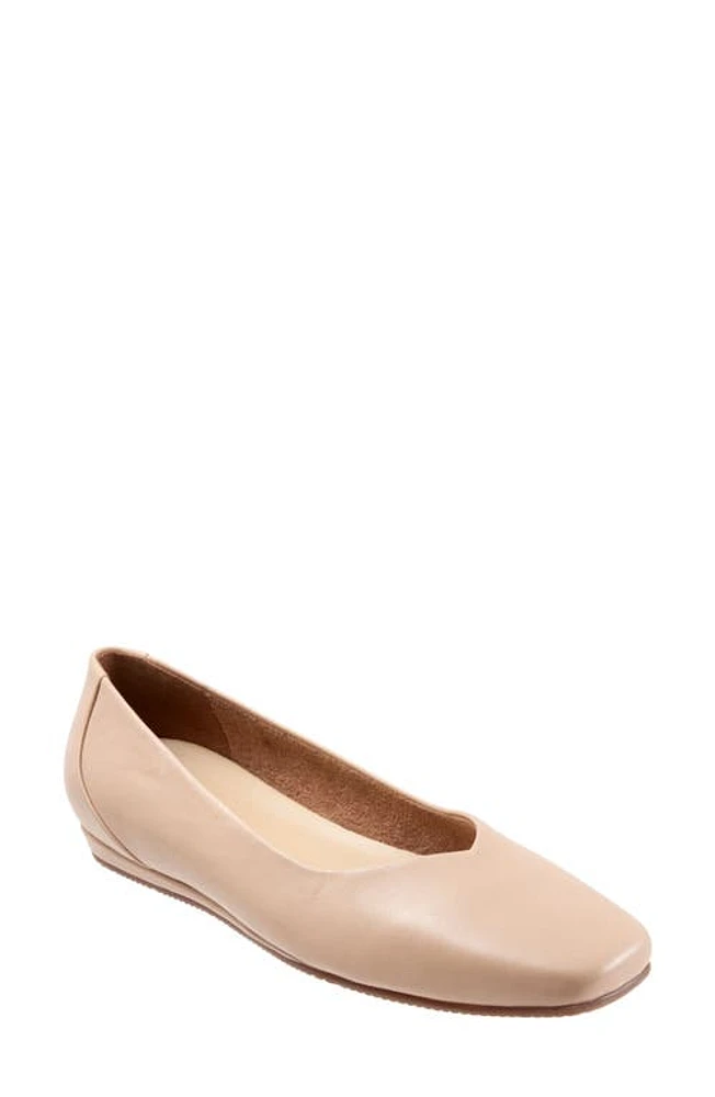 SoftWalk Vellore Flat - Multiple Widths Available Nude at Nordstrom,