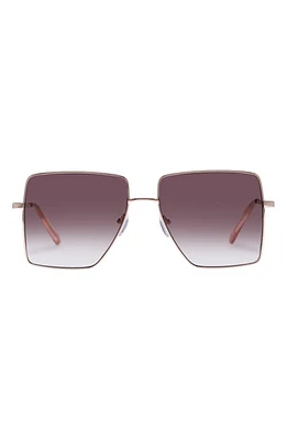 AIRE Hadron 58mm Gradient Square Sunglasses in Gold at Nordstrom