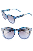 Marc Jacobs 50mm Round Sunglasses in Blue Havana at Nordstrom