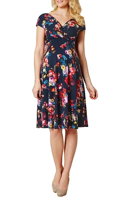 Tiffany Rose Alessandra Floral Maternity/Nursing Dress in Midnight Garden at Nordstrom