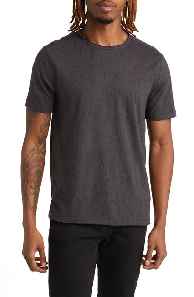 John Varvatos Hank Broken Lines T-Shirt in Iron Grey at Nordstrom, Size Small