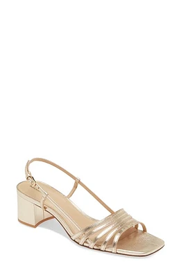 Reformation Eleonora Slingback Sandal Gold at Nordstrom,