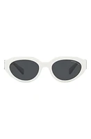 Michael Kors Empire 53mm Oval Sunglasses in White at Nordstrom