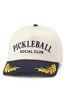 American Needle Club Snapback Baseball Cap in Ivory-Navy at Nordstrom