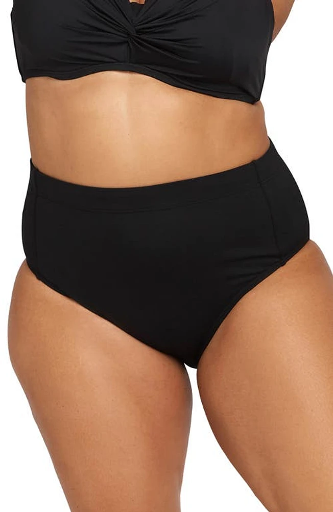 Artesands Natare Chlorine Resistant Bikini Bottoms in Black at Nordstrom, Size 14 Us