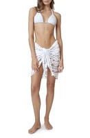 PQ SWIM Noah Lace Cover-Up Sarong in Water Lily at Nordstrom