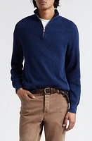 Brunello Cucinelli Rib Cotton Pullover at Nordstrom, Us