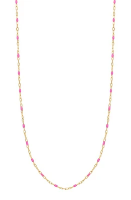 Bony Levy 14K Gold Enamel Chain Necklace in 14K Yellow Gold at Nordstrom