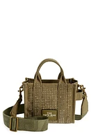 Marc Jacobs The Mini Denim Tote in Slate Green Crystal at Nordstrom