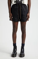 JKEEFER Rollins Cotton Twill Running Shorts Black at Nordstrom,