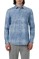 Bugatchi James OoohCotton Airbrush Print Button-Up Shirt at Nordstrom,