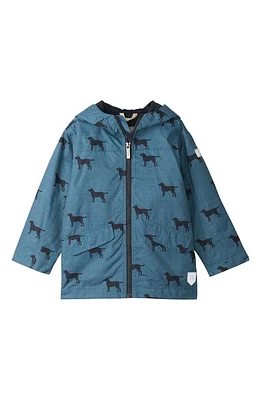 Hatley Kids' Hooded Raincoat Blue at Nordstrom