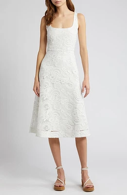 KOBI HALPERIN Jacqueline Paisley Lace Midi Dress at Nordstrom,