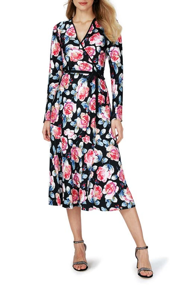 Diane von Furstenberg Anika Long Sleeve Wrap Dress at Nordstrom,