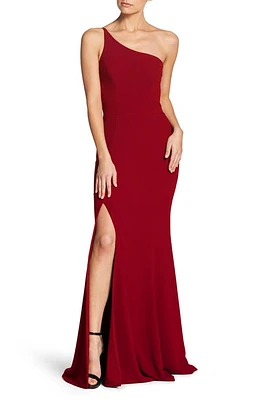 Dress the Population Amy One-Shoulder Crepe Gown at Nordstrom,